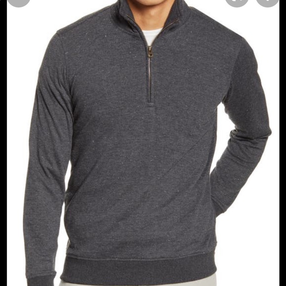 Billy Reid Other - BILLY REID
COTTON BLEND QUARTER ZIP PULLOVER
Peruvian-cotton blend M charcoal